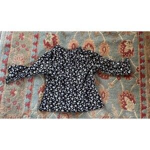 Unique Vintage Long Sleeve Floral Shirt / Blouse XL/14